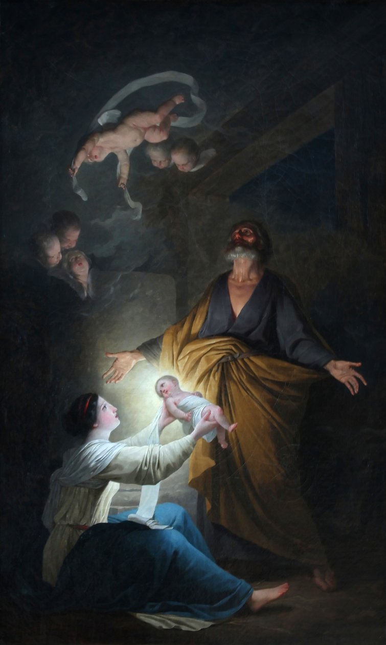 La Sagrada Familia o la Natividad de Joseph Benoît Suvée