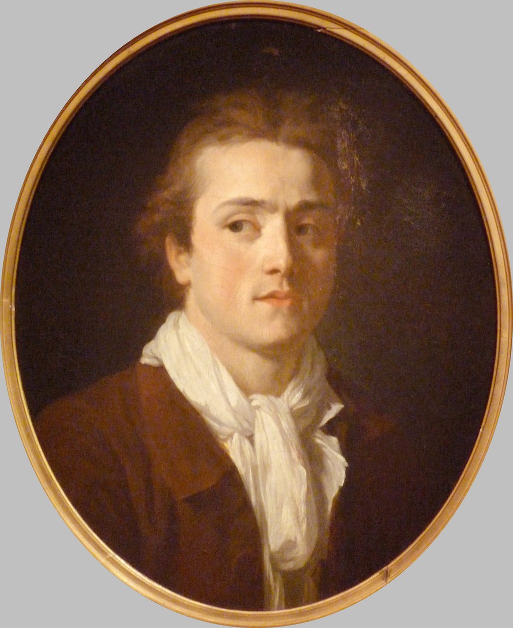 Retrato de Paul-Guillaume Lemoine, llamado el Romano de Joseph Benoît Suvée