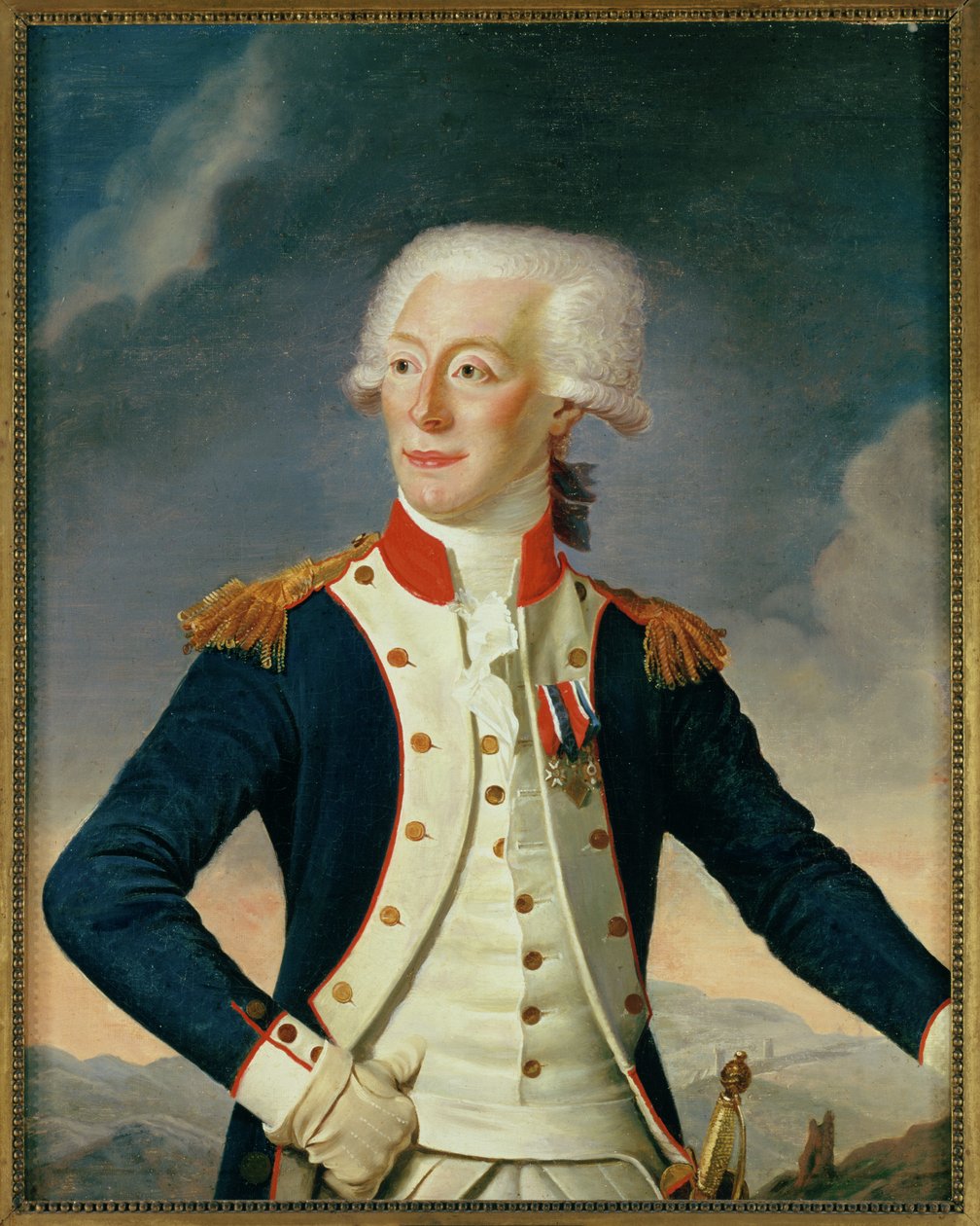 Marqués Marie-Joseph-Paul-Yves-Roch-Gilbert du Motier de Lafayette, 1790 de Joseph Boze