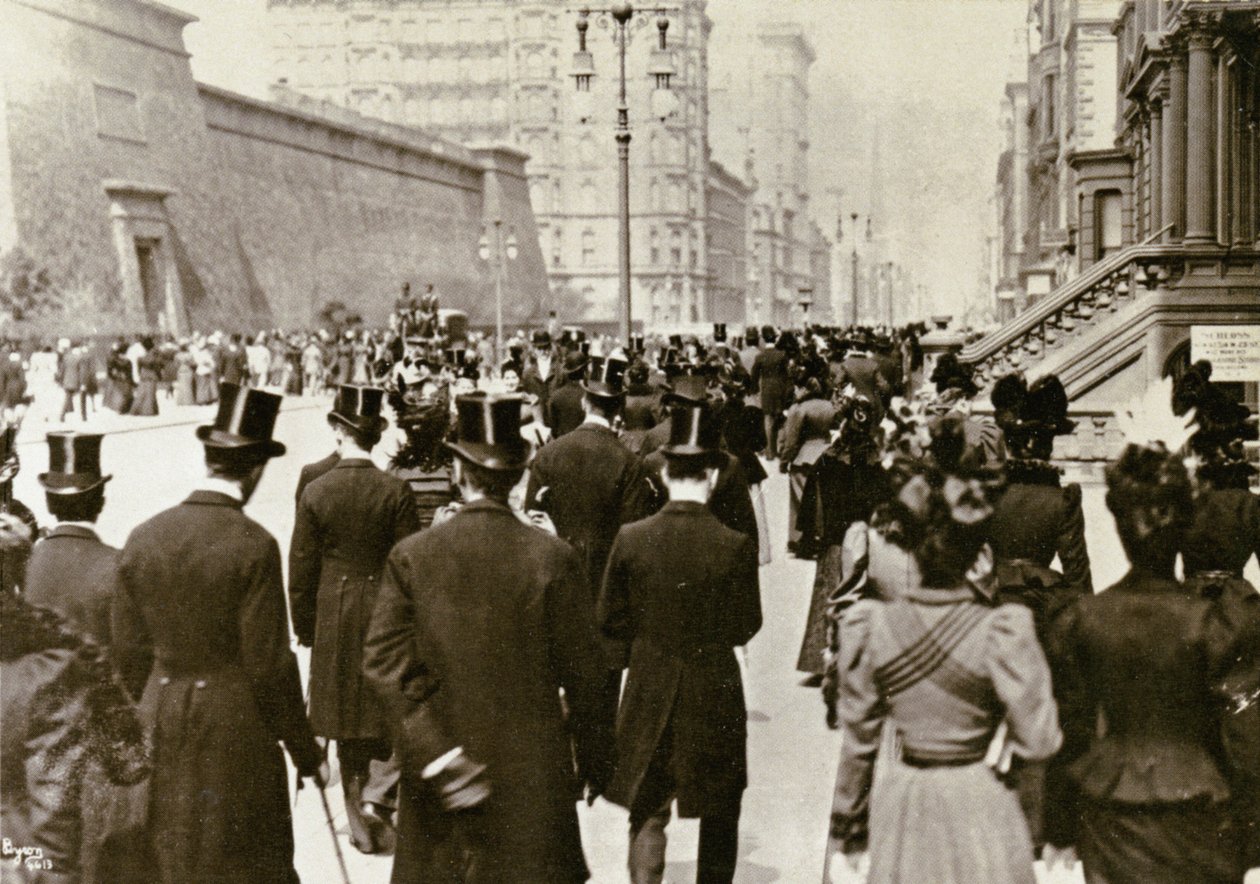 Domingo de Pascua en la 5ta Avenida, Ciudad de Nueva York, 1898 de Joseph Byron