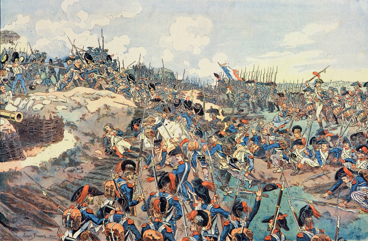 La batalla de Jemmapes, 6 de noviembre de 1792, 1892 de Joseph Charles Beuzon