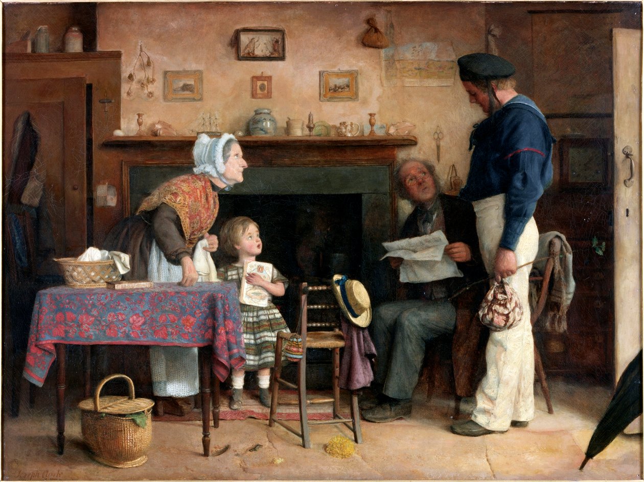 El Regreso del Fugitivo, c.1862 de Joseph Clark