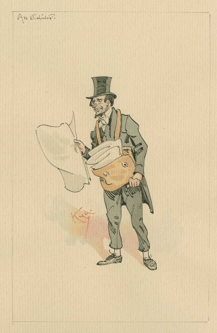 Un editor, c.1920s de Joseph Clayton Clarke