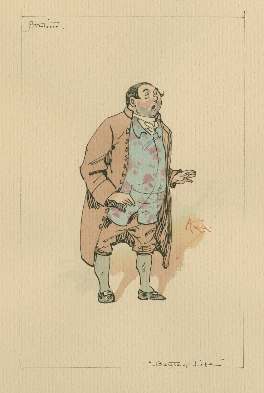 Ben Britain - La batalla de la vida, c.1920s de Joseph Clayton Clarke