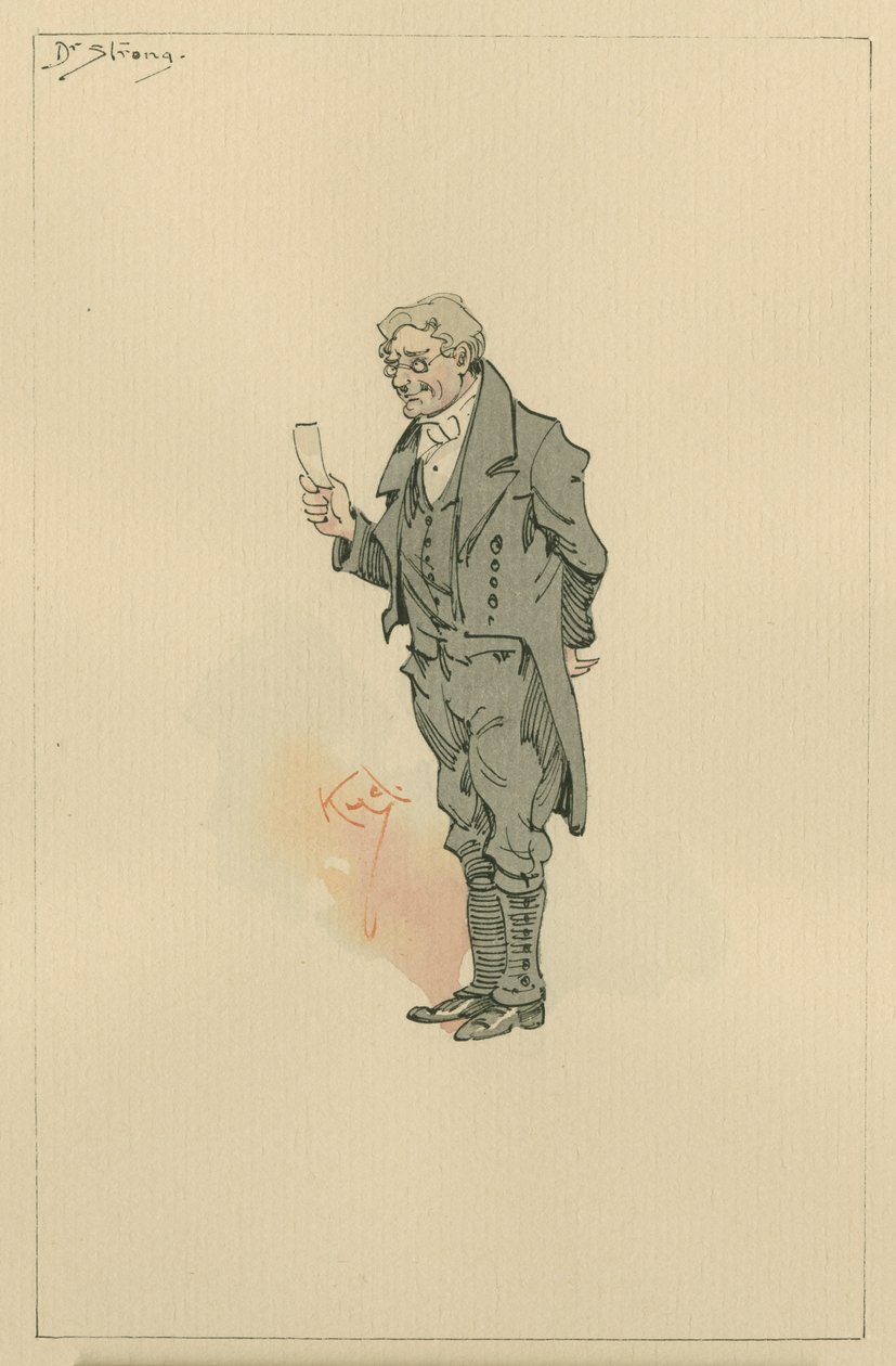 Dr. Strong, c.1920s de Joseph Clayton Clarke