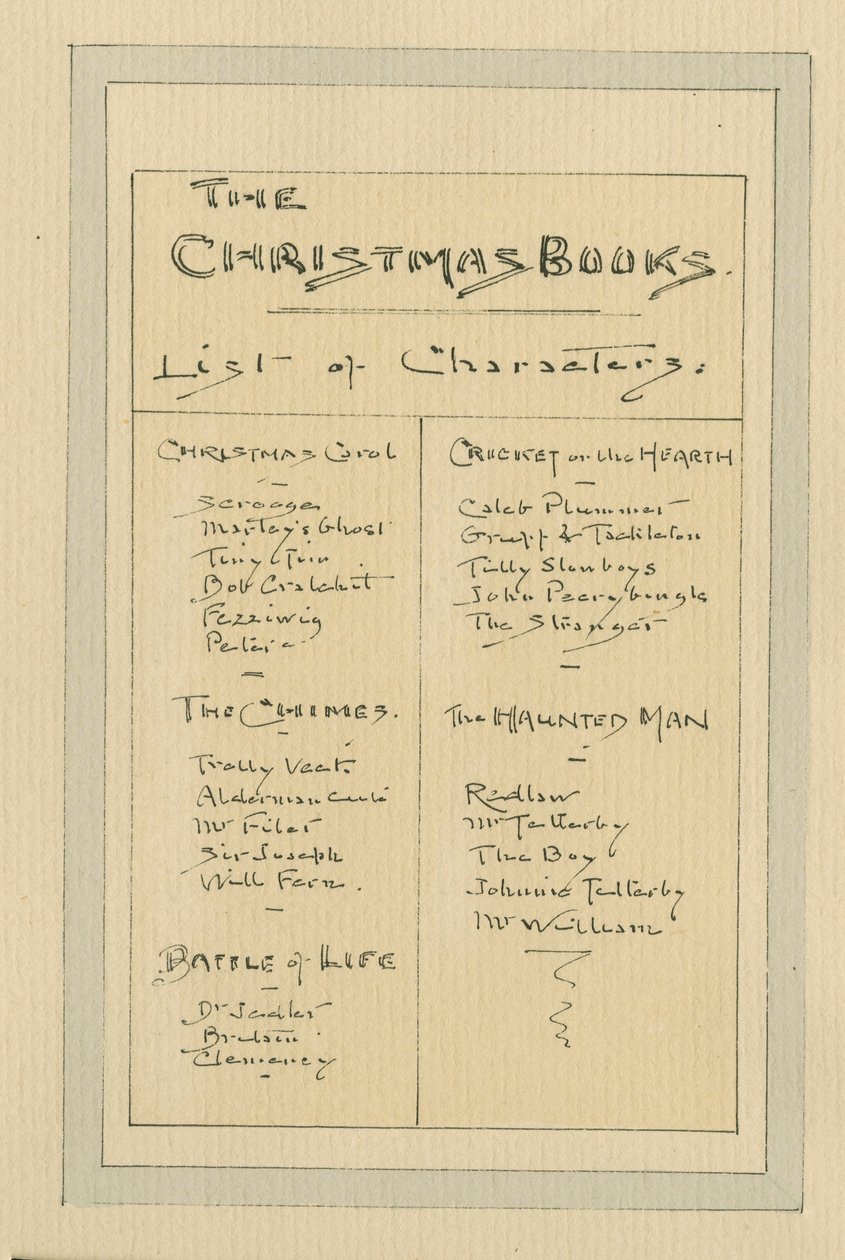 Lista de personajes, c.1920s de Joseph Clayton Clarke