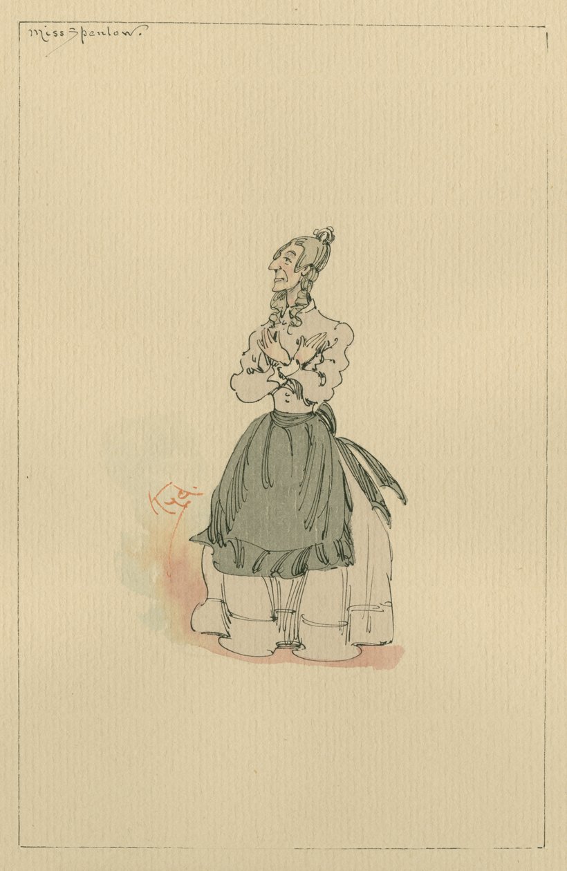Miss Spenlow, c.1920s de Joseph Clayton Clarke