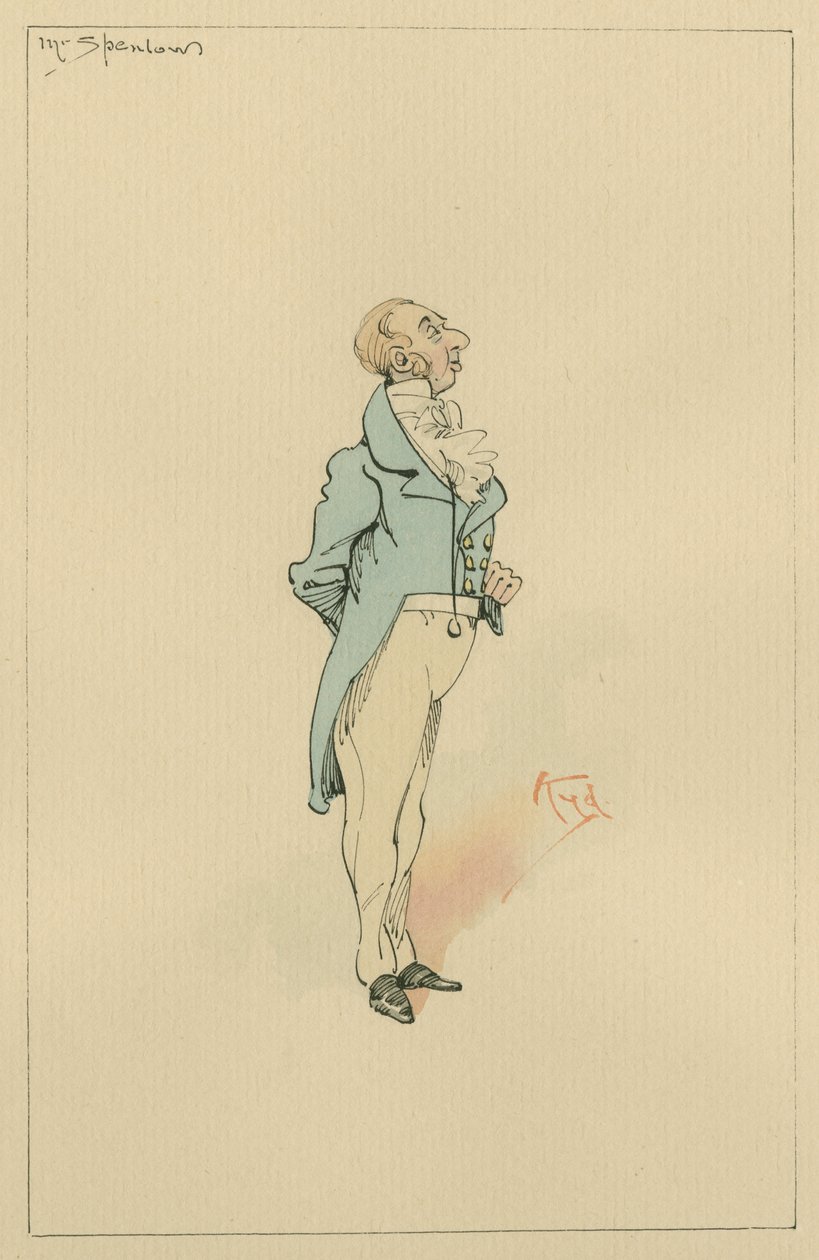 El Sr. Spenlow, c.1920s de Joseph Clayton Clarke