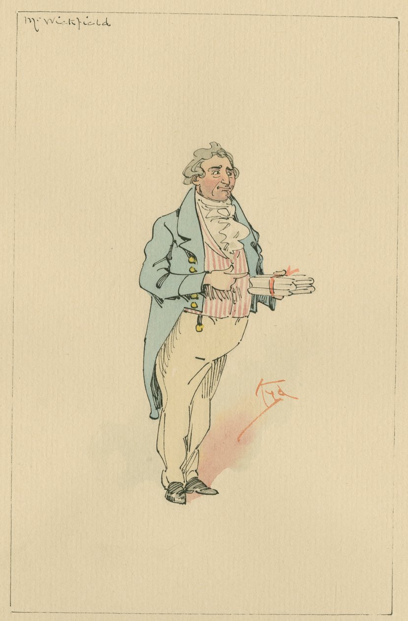 Mr. Wickfield, c.1920s de Joseph Clayton Clarke