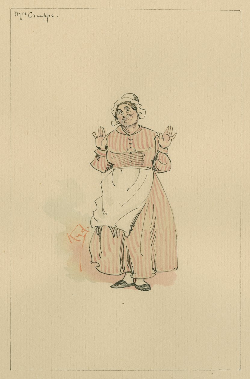 Sra. Crupps, c.1920s de Joseph Clayton Clarke