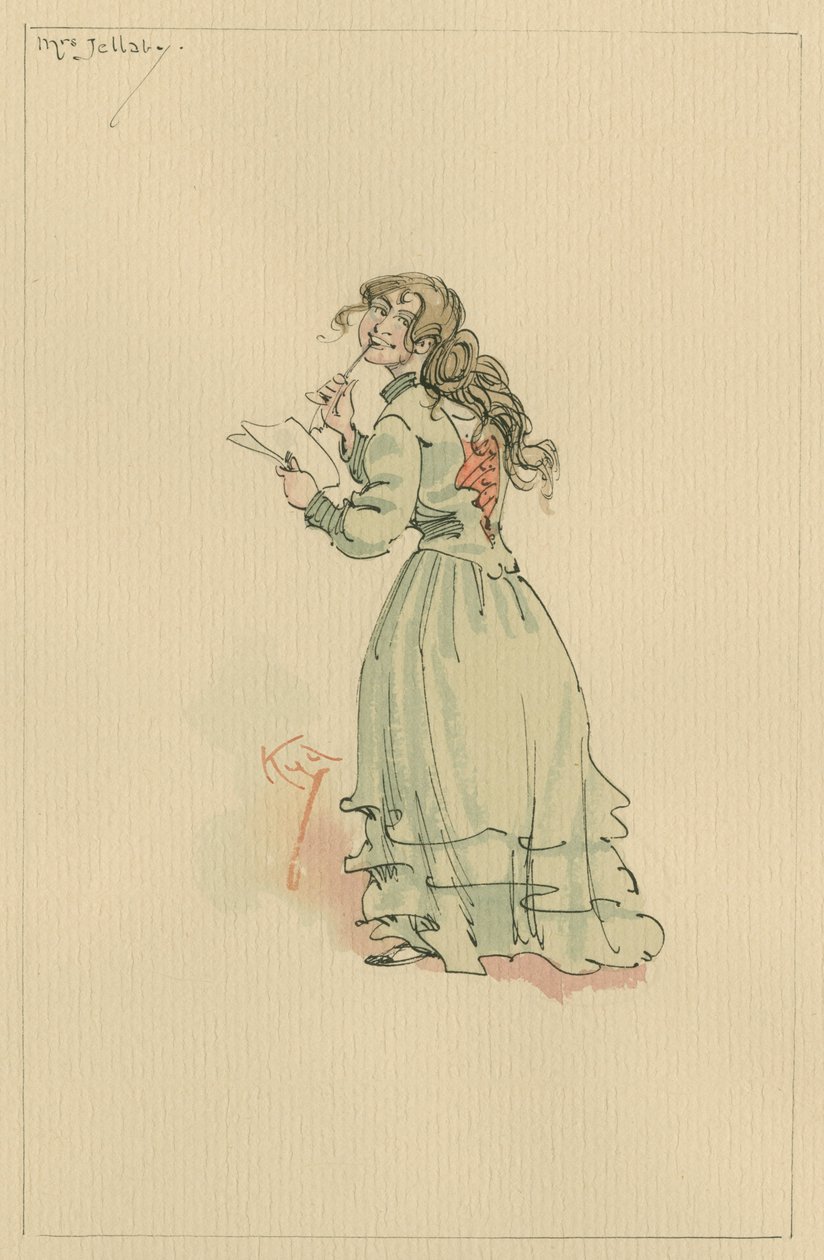 Sra. Jellaby, c.1920s de Joseph Clayton Clarke