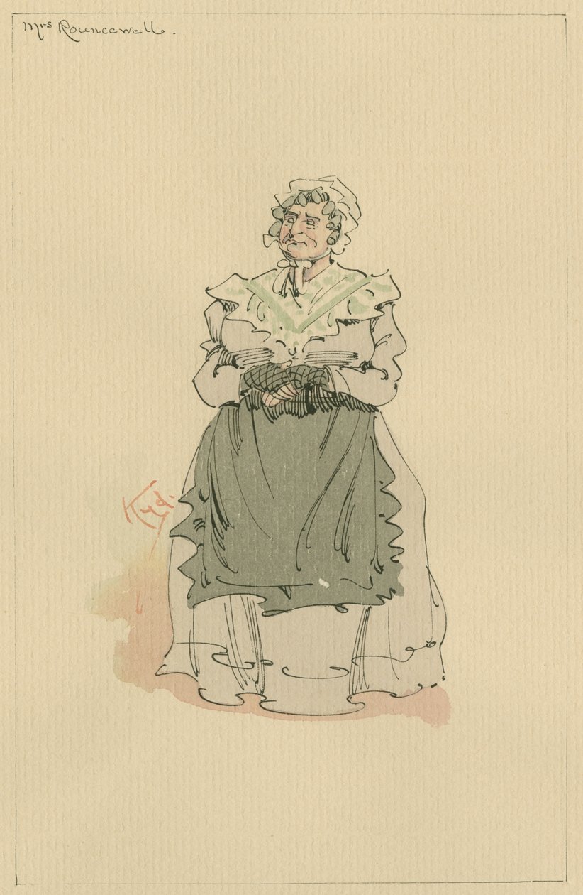 Sra. Rouncewell, c.1920s de Joseph Clayton Clarke