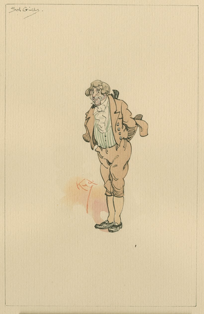 Solomon Gills, o Tío Sol, c.1920s de Joseph Clayton Clarke