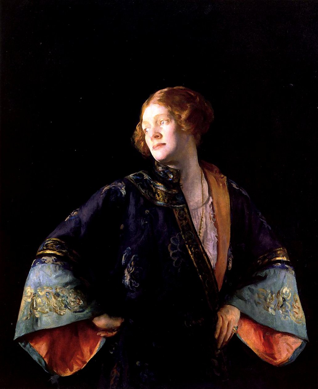 El kimono azul, 1922 de Joseph DeCamp