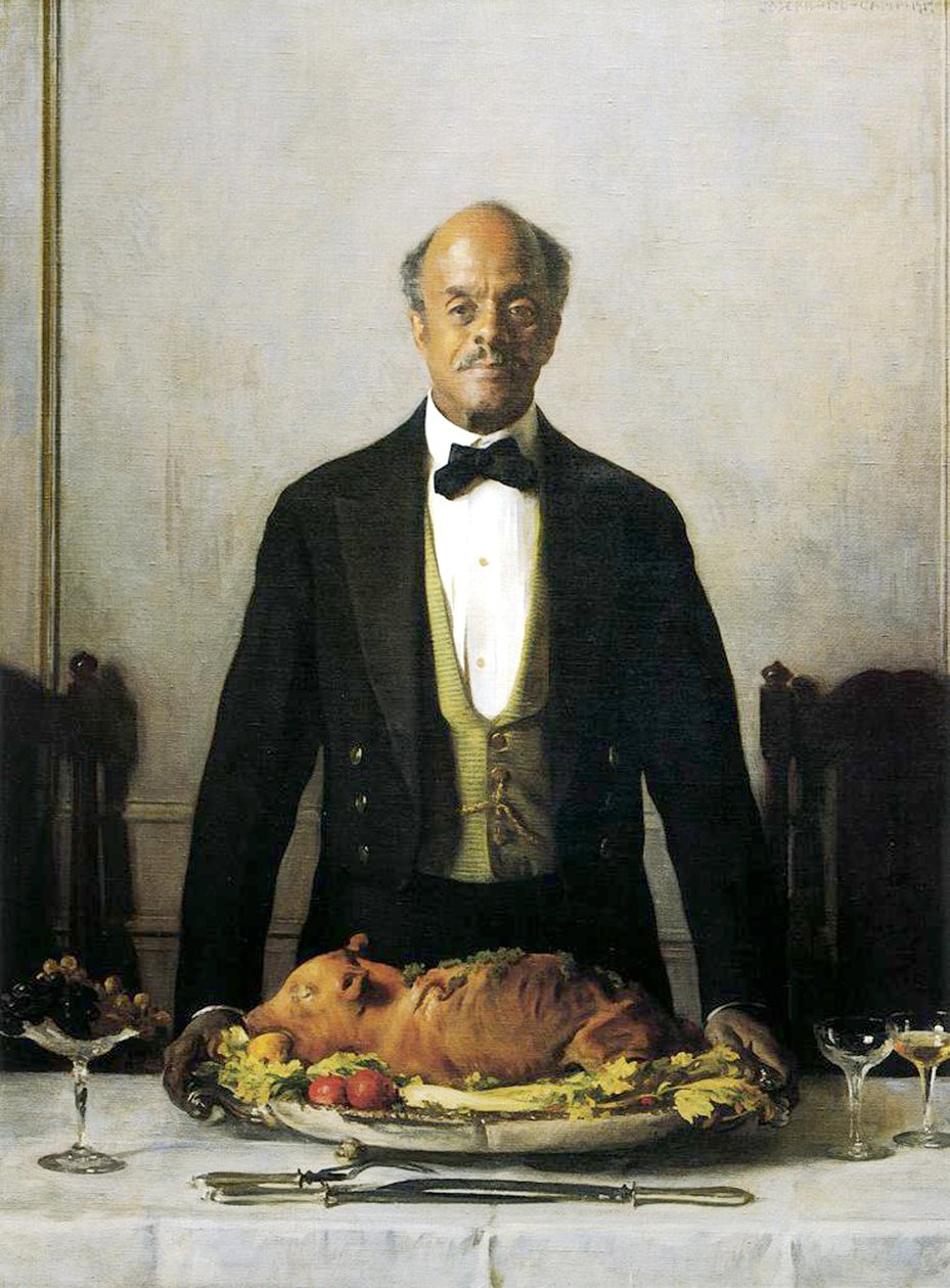 El mayordomo, c.1919 de Joseph DeCamp