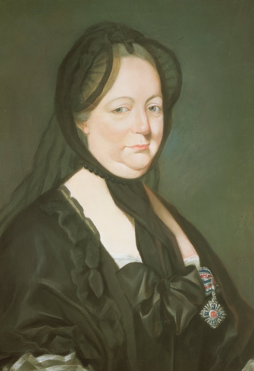 María Teresa, emperatriz de Austria, de luto de Joseph Ducreux
