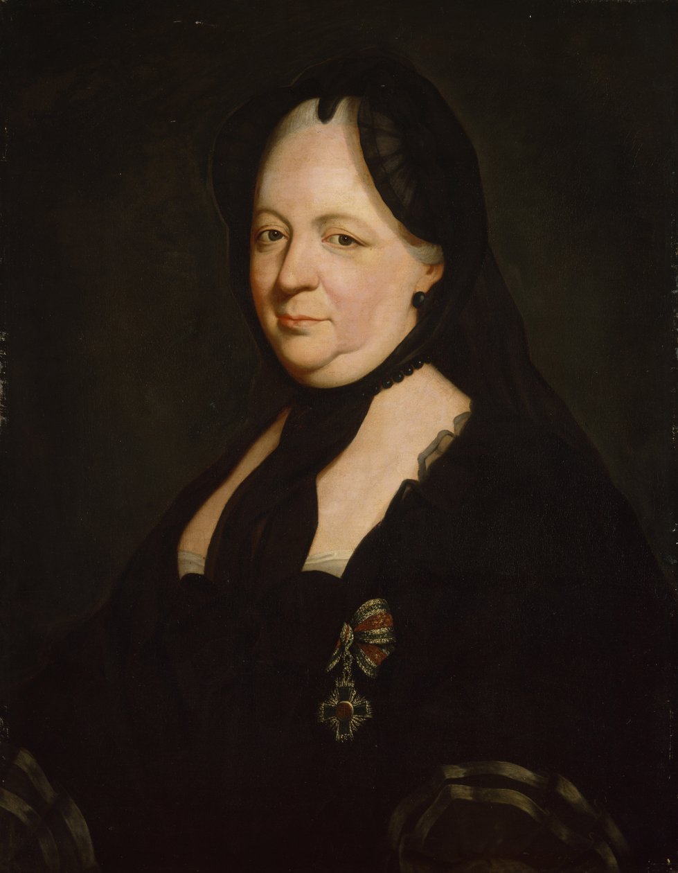 María Teresa de luto de Joseph Ducreux