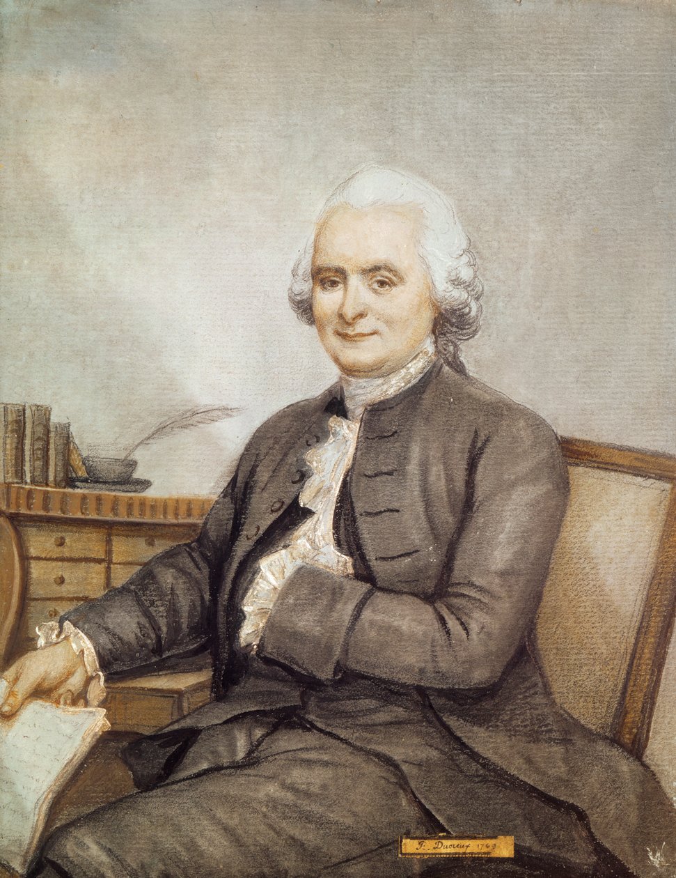 Retrato de Delille, 1769 de Joseph Ducreux