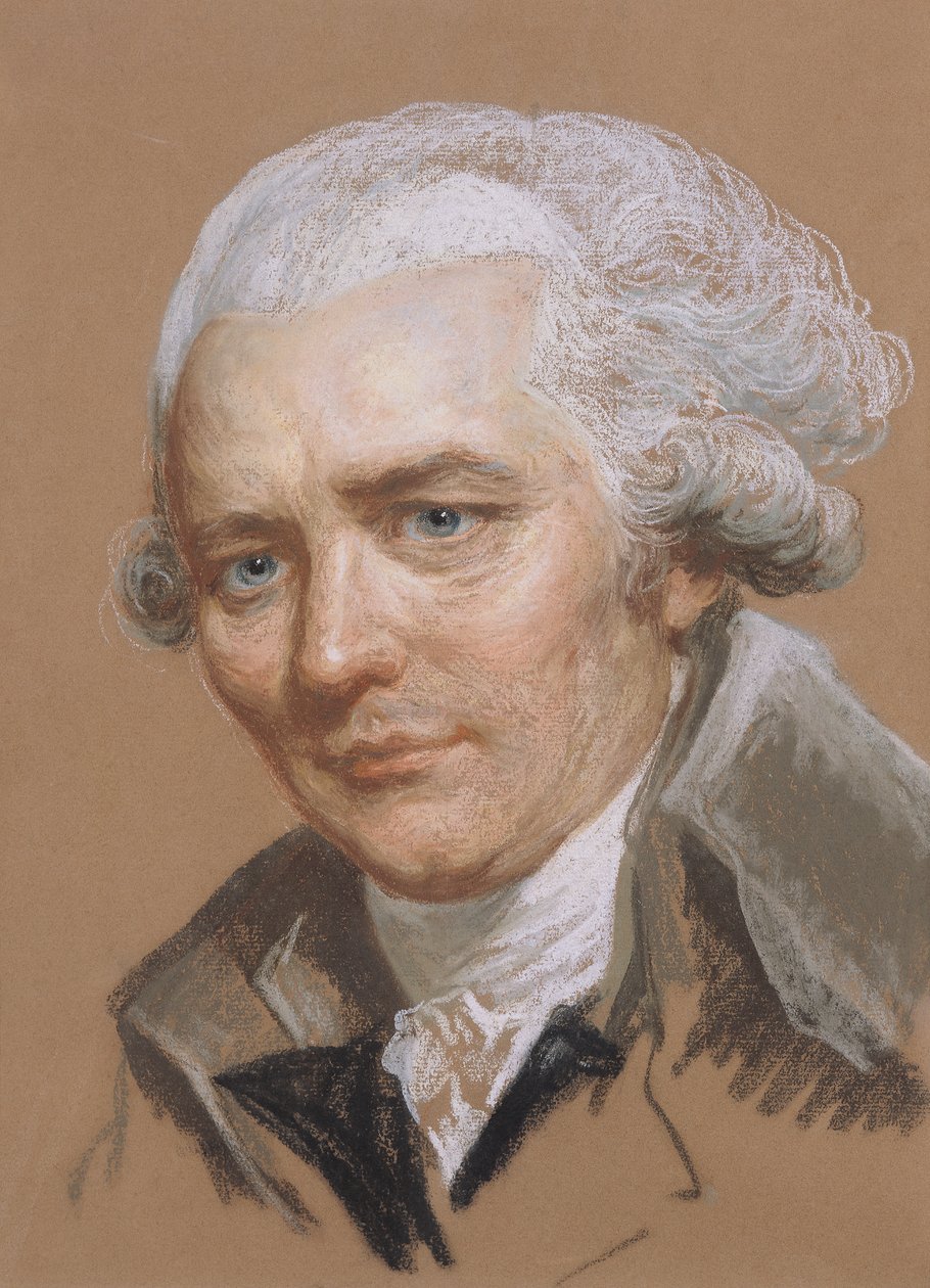 Retrato de Pierre Choderlos De Laclos (1741-1803), oficial y escritor francés de Joseph Ducreux