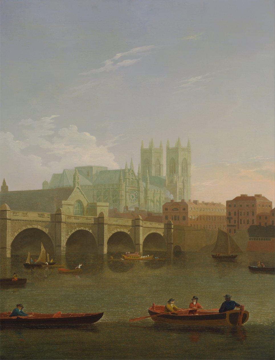 Abadía y Puente de Westminster de Joseph Farington