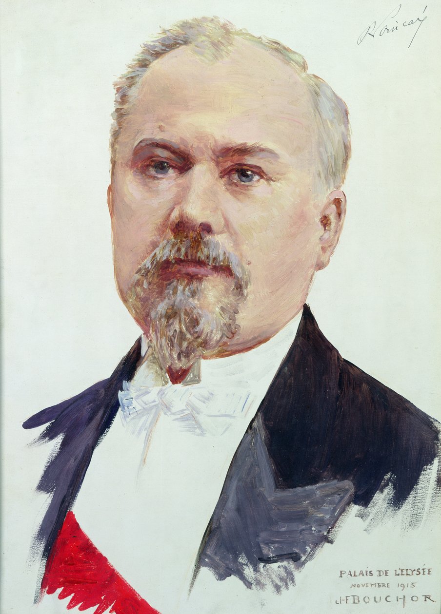 Retrato de Raymond Poincare (1860-1934) 1915 de Joseph Felix Bouchor