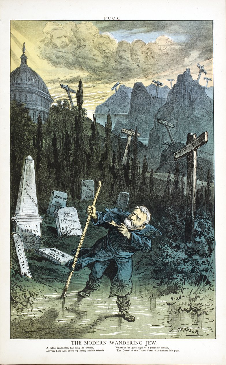 El Judío Errante Moderno, 1880 de Joseph Keppler