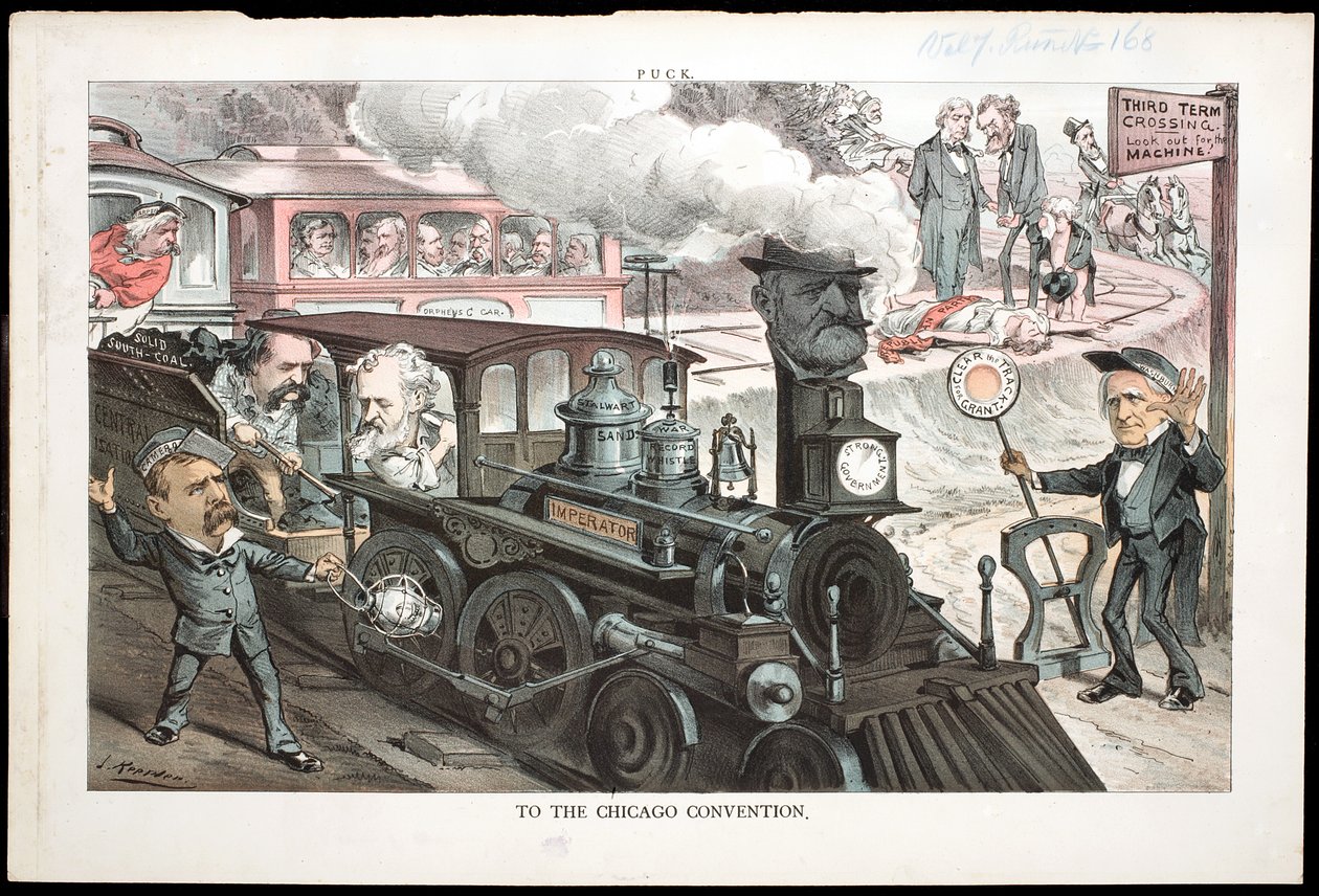 A la Convención de Chicago, 1880 de Joseph Keppler