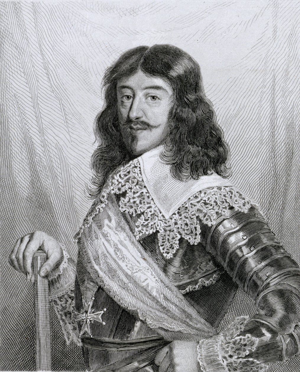 Luis XIII (1601-43) Rey de Francia, grabado por Pannier de Joseph Leon Rolland de Lestang Parade