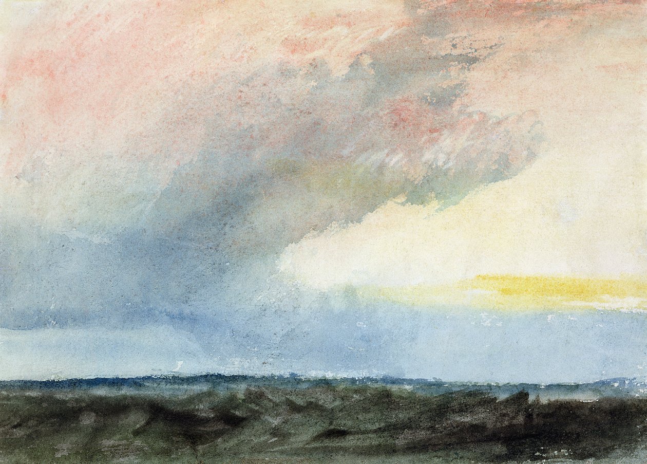 Una tormenta en el mar de Joseph Mallord William Turner