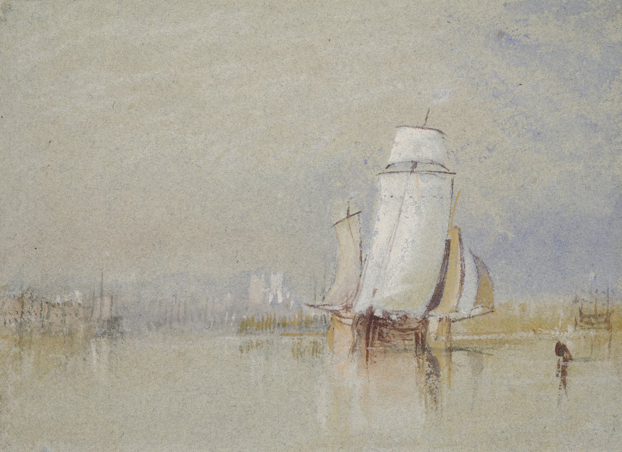 Calma en el Loira, 1832 de Joseph Mallord William Turner