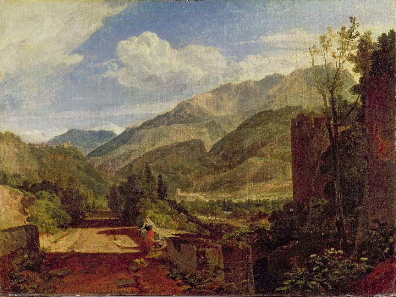 Chateau de St. Michael, Bonneville, Saboya, 1803 de Joseph Mallord William Turner