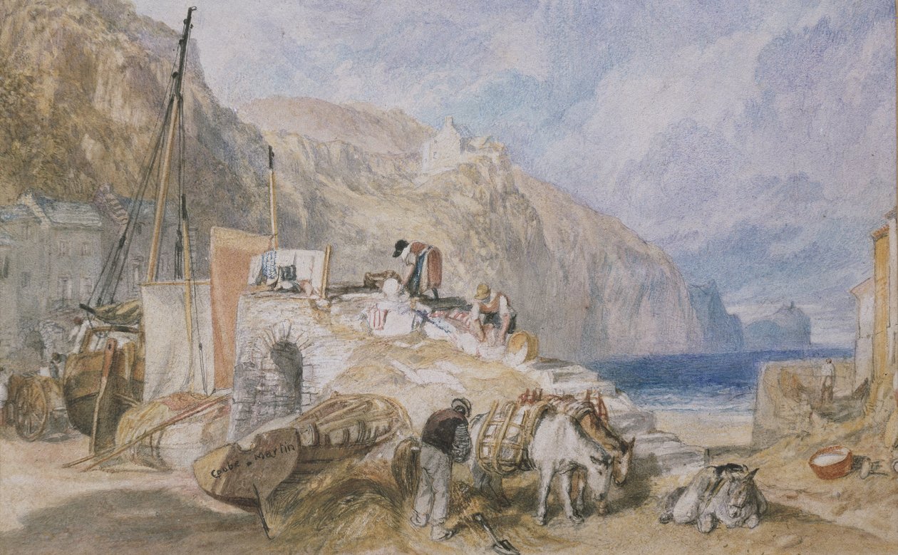 Combe Martin, Devonshire, c.1824 de Joseph Mallord William Turner