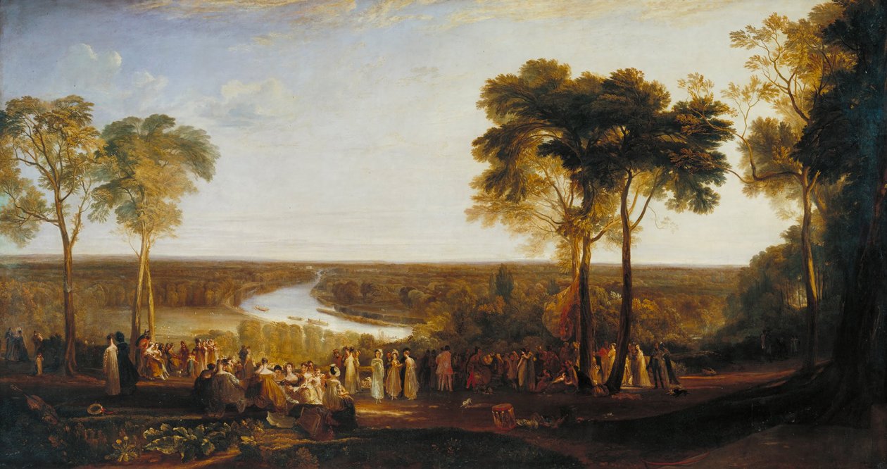 Inglaterra- Richmond Hill, en el cumpleaños del Príncipe Regente de Joseph Mallord William Turner