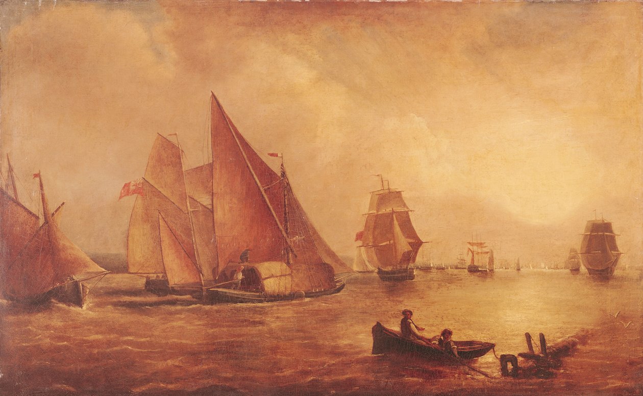 Estuario del Támesis y el Medway de Joseph Mallord William Turner