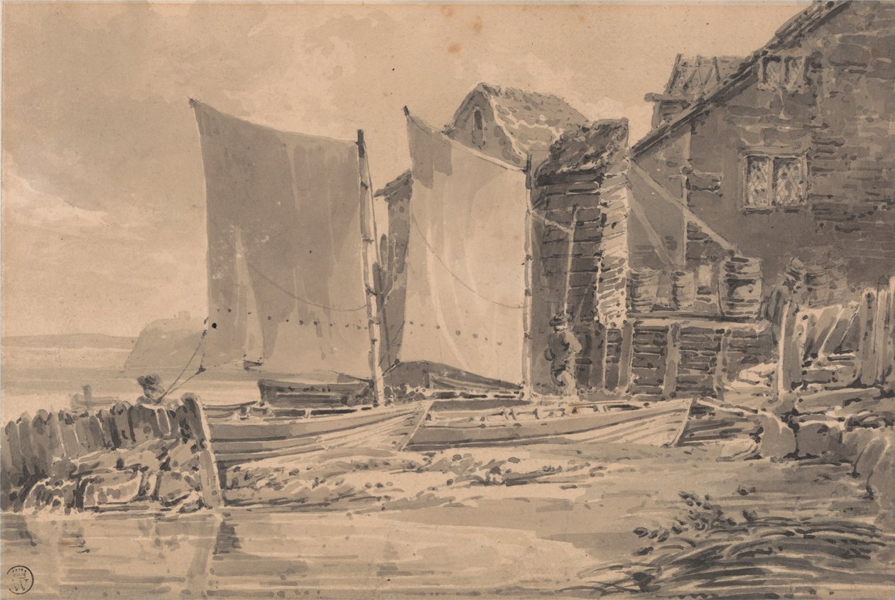 Cabaña de pescadores, Dover de Joseph Mallord William Turner