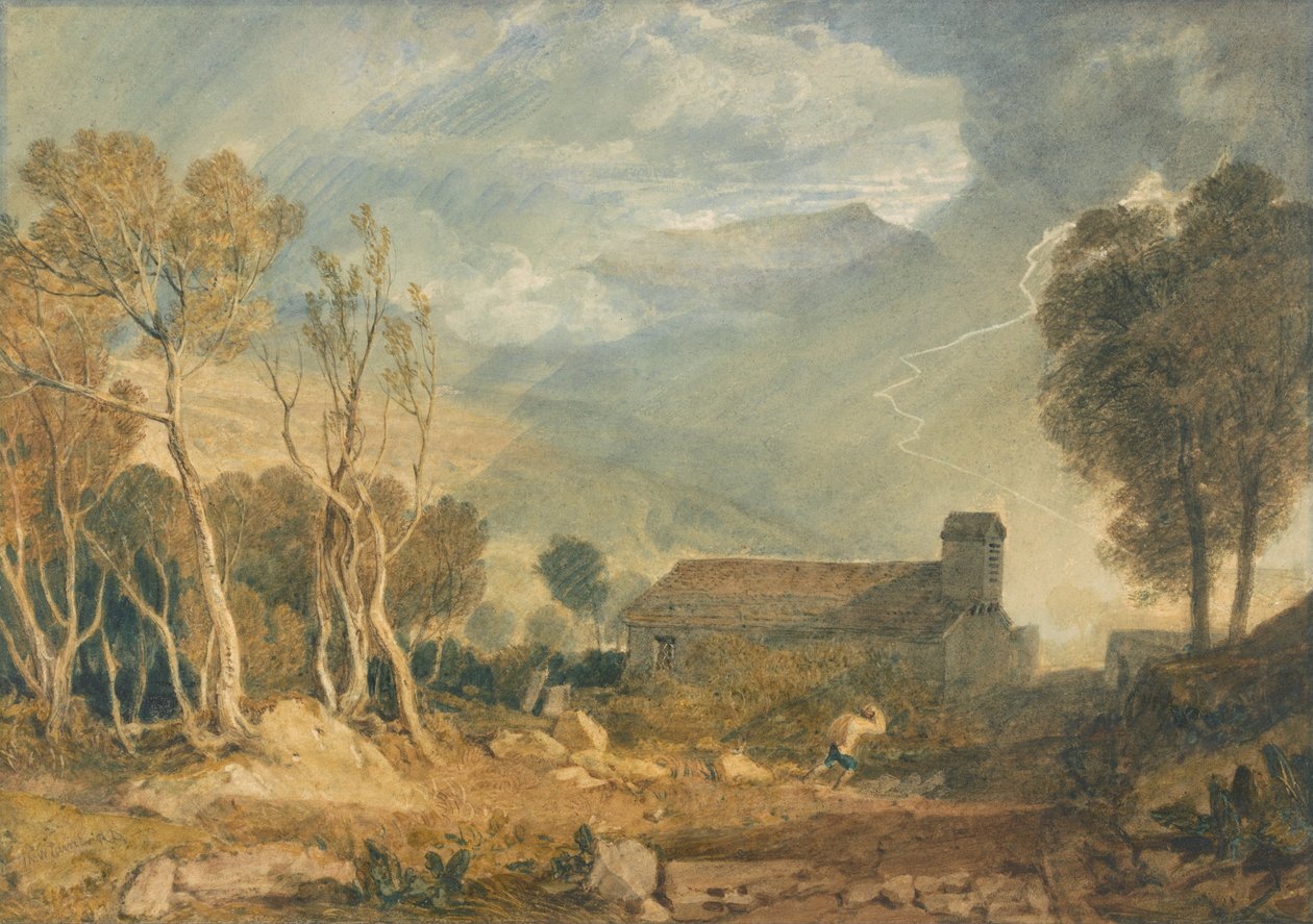 Ingleborough desde Chapel-Le-Dale de Joseph Mallord William Turner