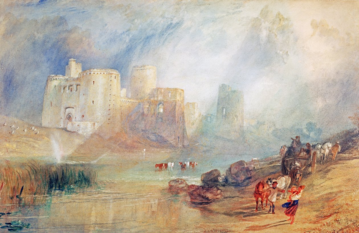 Castillo de Kidwelly, Gales de Joseph Mallord William Turner