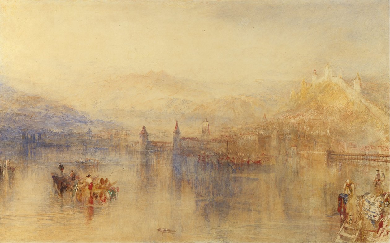 Lucerna desde el lago de Joseph Mallord William Turner