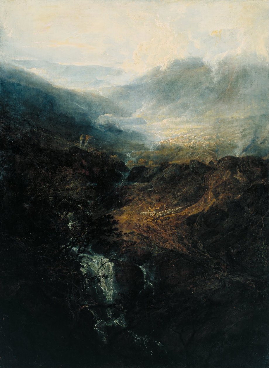 Mañana entre los Montes Coniston, Cumberland de Joseph Mallord William Turner