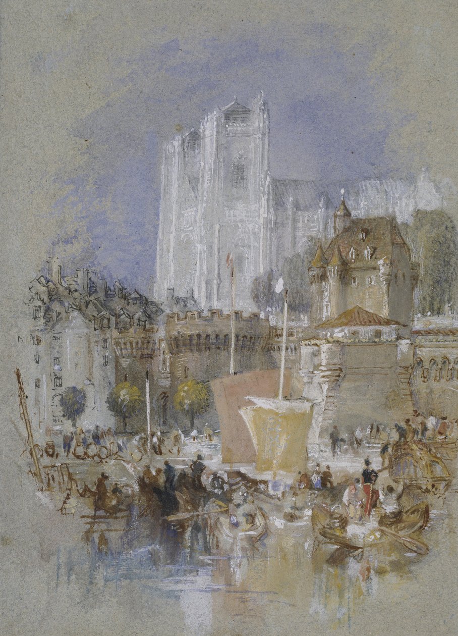 Nantes, 1826 - 1830 de Joseph Mallord William Turner