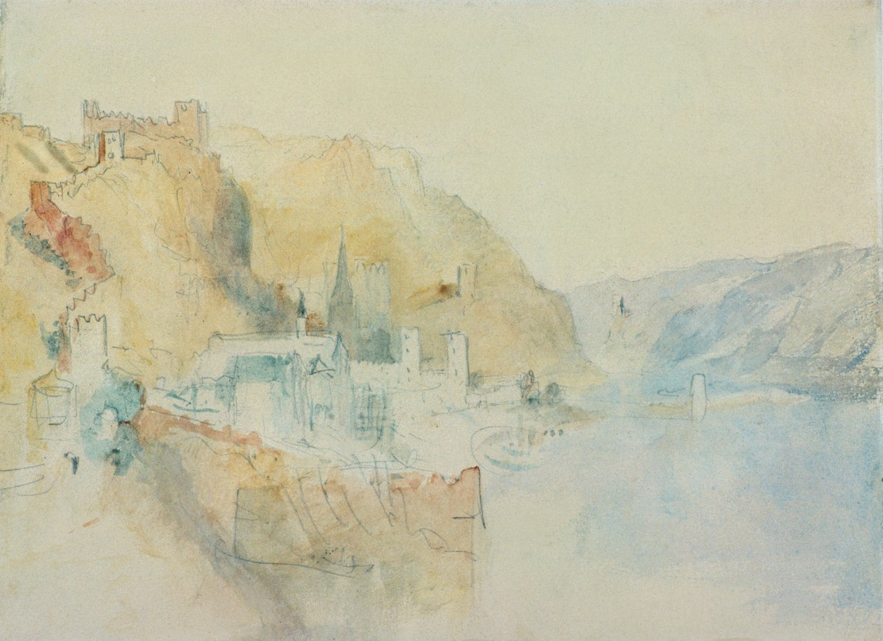 En el Rin de Joseph Mallord William Turner