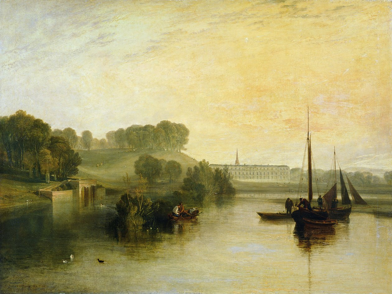 Petworth, Sussex, la Residencia del Conde de Egremont: Mañana de Rocío de Joseph Mallord William Turner