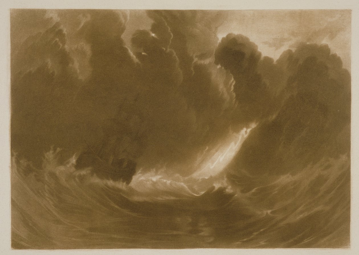 Barco en una tormenta, de 