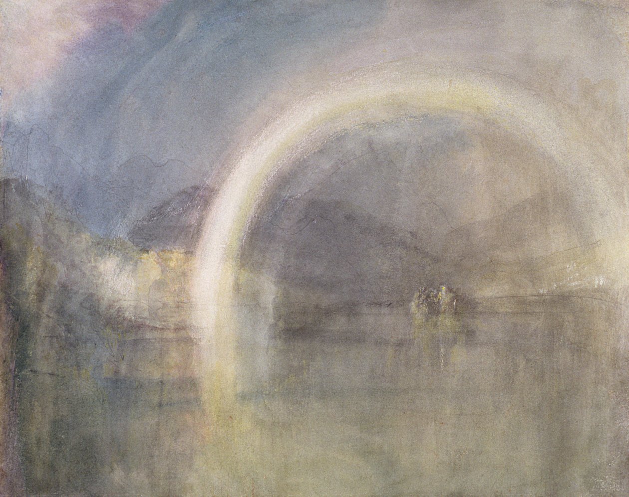 Arco iris sobre Loch Awe, c.1831 de Joseph Mallord William Turner