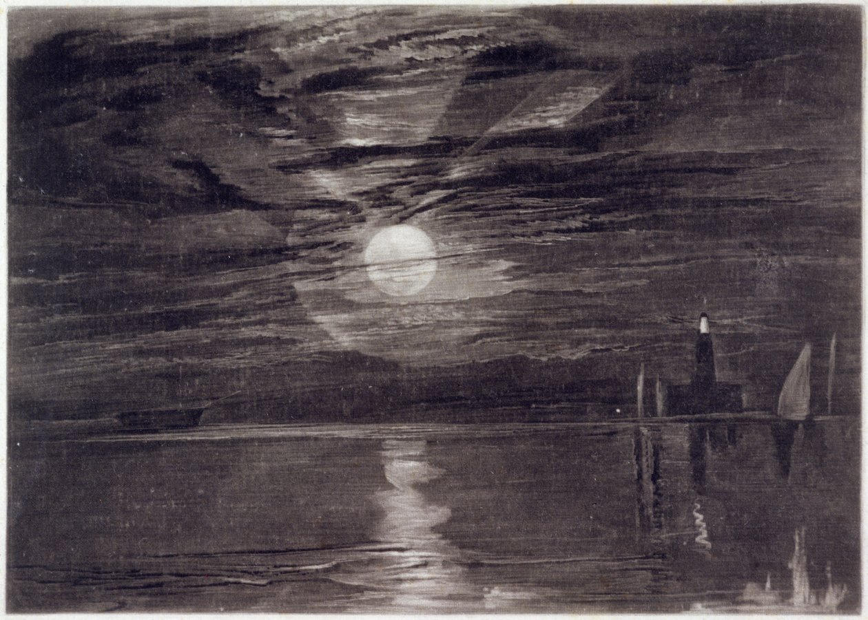 Faro de Shields, c.1825 de Joseph Mallord William Turner
