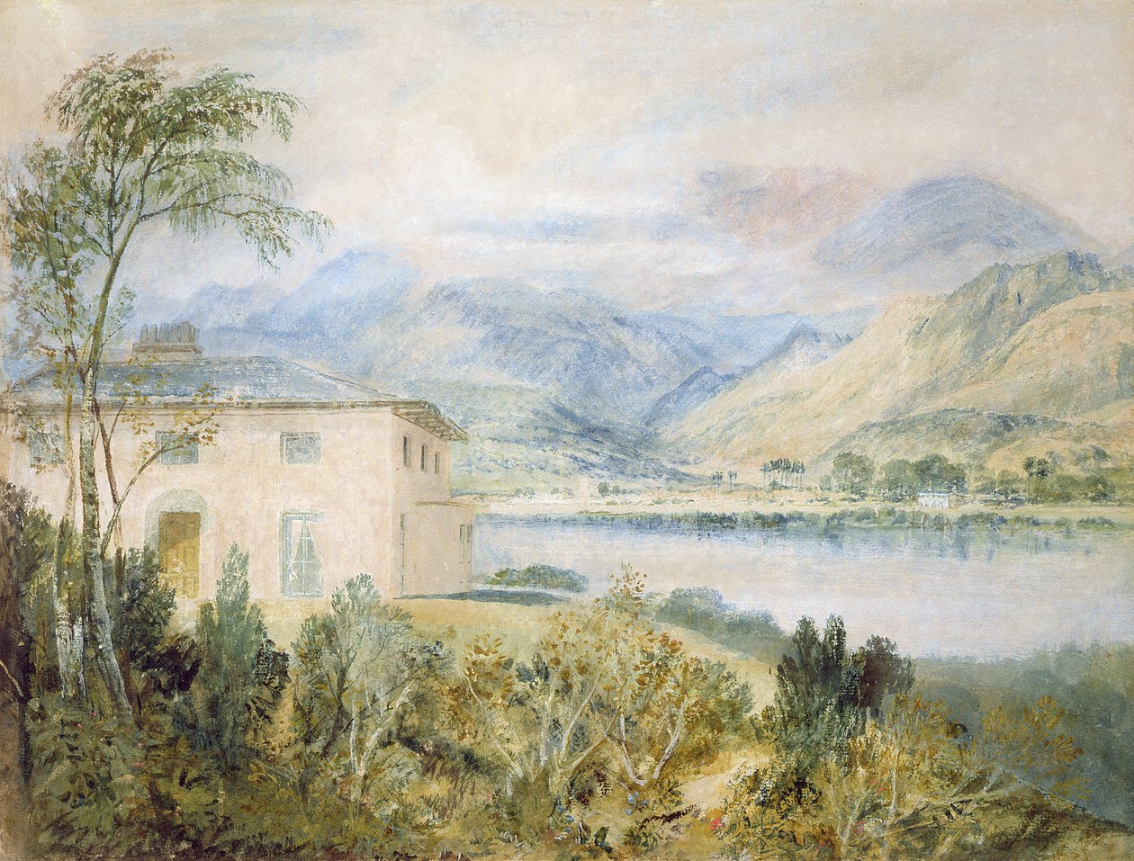 Tent Lodge, junto al lago Coniston, 1818 de Joseph Mallord William Turner