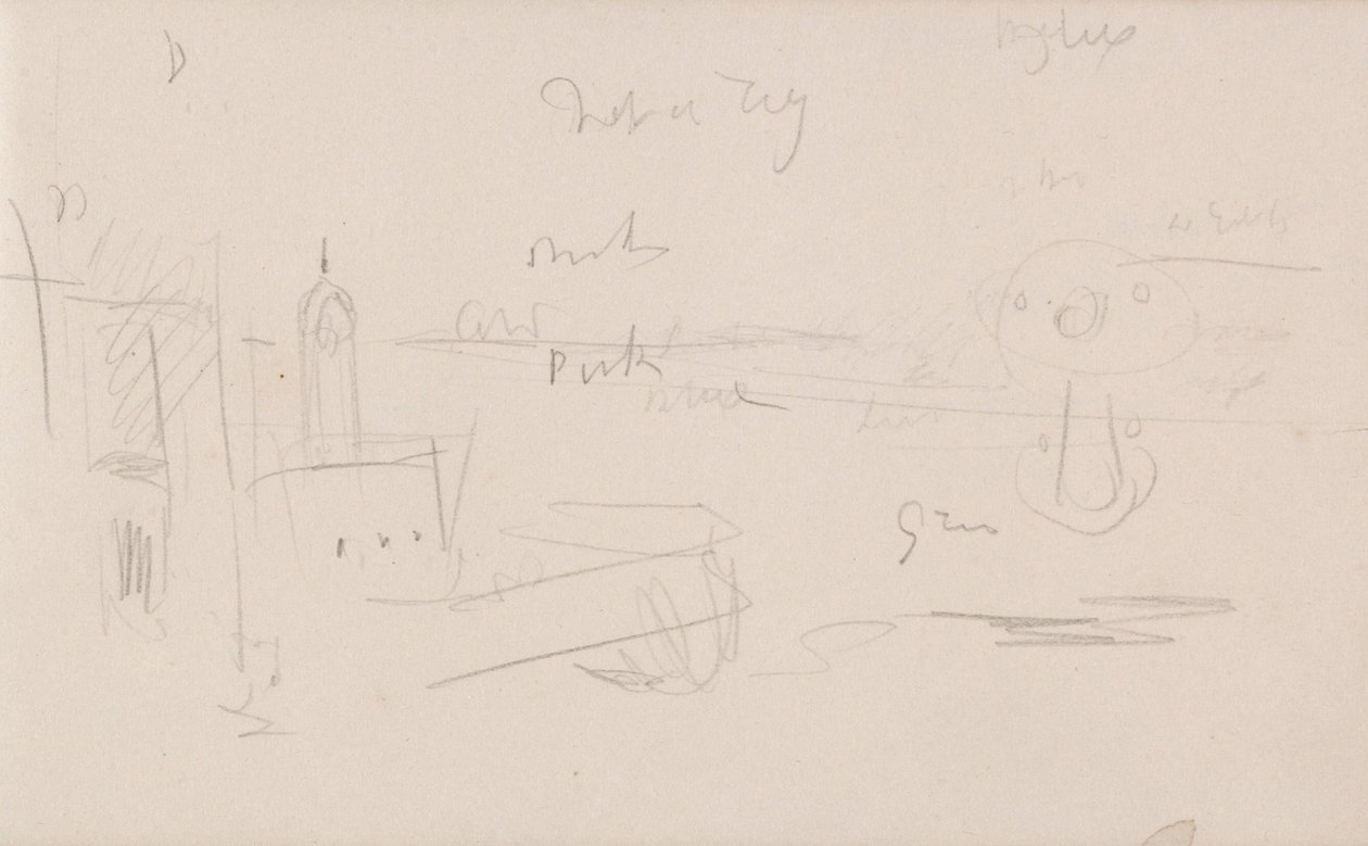 El cuaderno del canal de Joseph Mallord William Turner