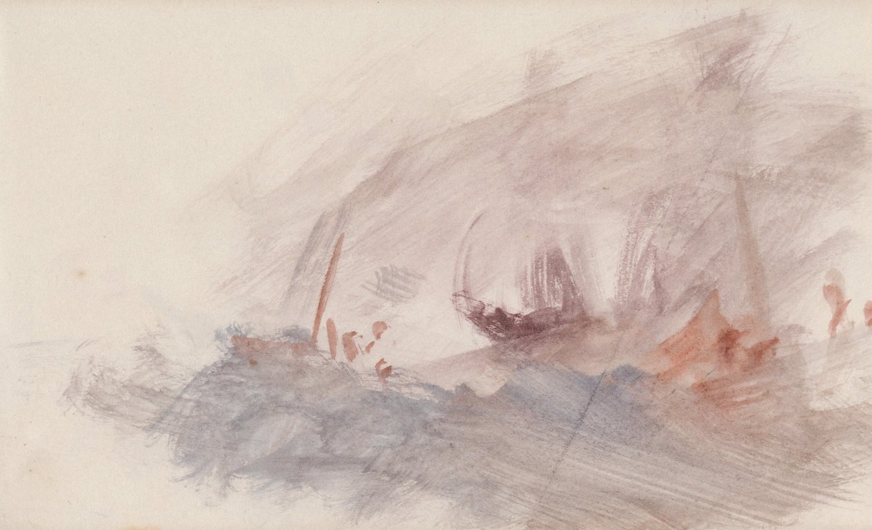 El cuaderno de bocetos del canal de Joseph Mallord William Turner