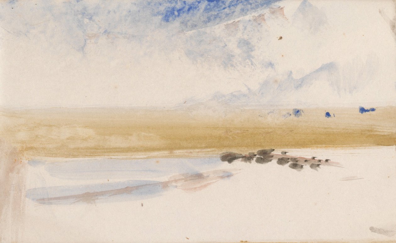 El cuaderno de bocetos del canal de Joseph Mallord William Turner