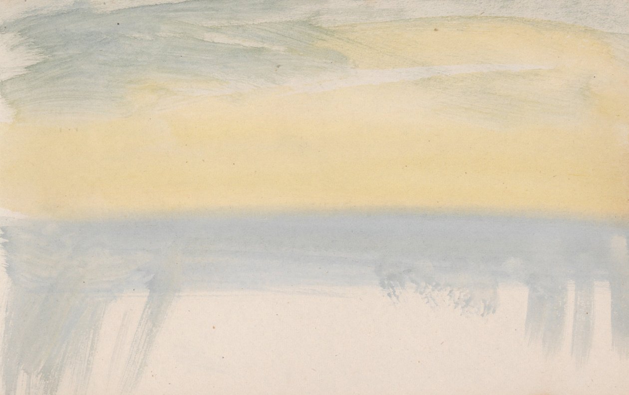 El cuaderno de bocetos del canal de Joseph Mallord William Turner